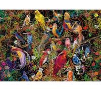 Ravensburger 12000557 - Uccelli d'arte - puzzle 1000 pezzi - puzzle adulti e ragazzi da 14 anni,