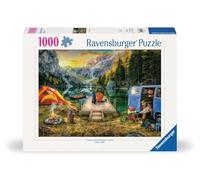 Ravensburger 12000568 - vacanza in campeggio - puzzle 1000 pezzi - puzzle adulti e ragazzi da 14 anni,