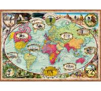 Ravensburger RVB12000569 Puzzle da 1000 Pezzi - Giro del Mondo in Bicicletta