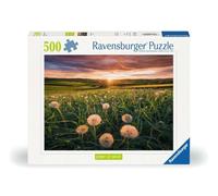 Ravensburger 12000592 - Denti di leone al tramonto - puzzle 500 pezzi - puzzle adulti e ragazzi da 12 anni, puzzle natura, puzzle paesaggio