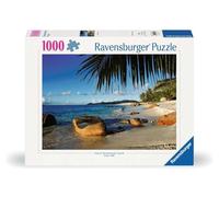 Ravensburger 12000641 - Spiaggia con palme - puzzle 1000 pezzi - puzzle adulti e ragazzi da 14 anni, puzzle spiaggia