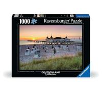 Ravensburger Puzzle Spiaggia sul Mar Baltico 12000644 – 1000 pezzi, da 14 anni
