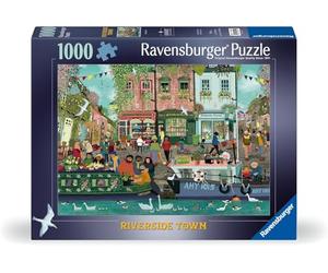 Ravensburger 12000814 - Città lungo il fiume - puzzle 1000 pezzi - puzzle adulti e ragazzi da 14 anni,