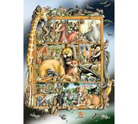 Ravensburger 12000862 Puzzle per Bambini 12000862 Animali su scaffale, 100 Pezzi, XXL, Puzzle per Bambini dai 6 Anni in su