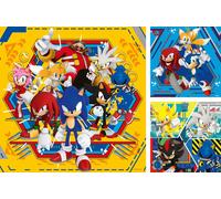 Ravensburger RavensburgeR-Puzzle 3x49 Pezzi - Le Avventure Di SoniC-400555501133