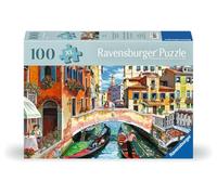 Ravensburger 12001365 Venezia Anziani, con 100 Pezzi Extra Grip, Grande Immagine e Base per Puzzle