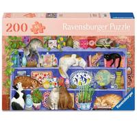 Ravensburger 12001367-Puzzle anziani, con 200 pezzi extra maneggevoli, grande immagine e base per puzzle, 12001367