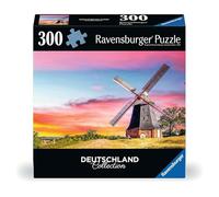Ravensburger 12001478 - Il Mulino a Vento di Klütz, Puzzle da 300 Pezzi, Collezione Germania, per Adulti dai 14 Anni in su, Colore Misto