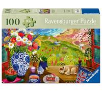 Ravensburger 12001732-Puzzle da 100 Anziani, con Pezzi maneggevoli, Grande Modello di Immagine e Base Stabile per Puzzle, 12001732, Colore Bianco
