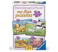 Ravensburger 12004041 Piccoli Animali della Fattoria - My First 2,4,6,8 Pezzi - Puzzle per Bambini a Partire dai 2 Anni