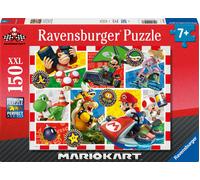 Ravensburger 12004143 - Divertimento con Mario Kart - Puzzle per bambini dai 7 anni in su, con 150 pezzi in formato XXL