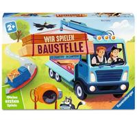Ravensburger 12010018 Giochiamo a cantiere edile - I miei primi giochi: giochi per bambini, giochi da 2 anni, per 1-2 giocatori, regalo per ragazze o ragazzi