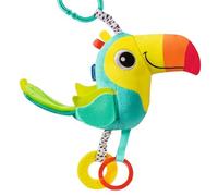 Ravensburger 12034048 Play+ Baby Activity Tukan - Giocattoli a Partire da 0 Mesi, Giocattolo per Passeggino, Peluche