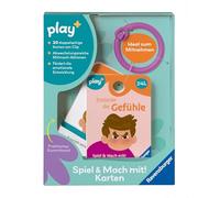 Ravensburger 12034057 Play+ Gioca e partecipa! Carte: Scopri i sentimenti: schede di attività per bambini piccoli, giocattoli a partire da 24 mesi