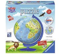 Ravensburger - 12339 - Puzzle 3D, Mappamondo XXL, 180 Pezzi (Versione Francese)