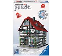 Ravensburger - 12572 2 - Casa Medievale, Puzzle 3D Building, 216 Pezzi