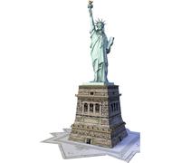 Ravensburger 12584 - Statua della libertà Puzzle 3D Building da 108 Pezzi