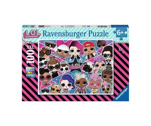 Ravensburger 12882 LOL Surprise Puzzle per Bambini 100 Pezzi XXL