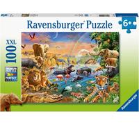 Ravensburger 12910 Savannah Jungle Waterhole 100 Piece Puzzle for Kids - Every P