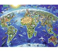Ravensburger 13227 300 Piece XXL World Map Jigsaw Puzzle, Other, Norme