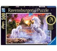 Puzzle luminoso Unicorni al fiume 500 pezzi