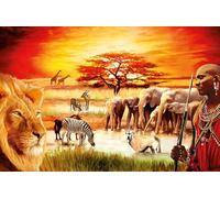 Ravensburger 17056 - Puzzle, Fierezza du Massai, 3000 Pezzi