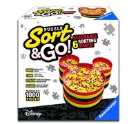 Ravensburger 17975 Disney Mickey Mouse Sort & Go Jigsaw Puzzle Accessorio - Robusto e facile da usare Vassoi di smistamento a forma di testa di T