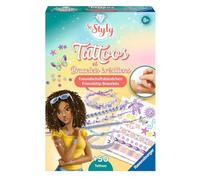Ravensburger 18320 Tattoos & Friendsbands: Cool Summer - Simpatici braccialetti dell'amicizia realizzati con filati e tatuaggi colorati, fai da te per bambini dagli 8 anni in su