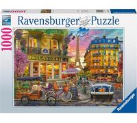 Ravensburger 19946-Puzzle da 1000 pezzi, motivo: Parigi all'alba, Colore Blu, 19946