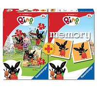 Ravensburger 20518 - Bing Multipack Memory con 3 Puzzle, Gioco Educativo