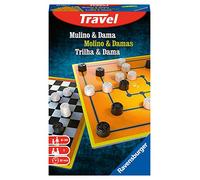 Ravensburger – Giochi da viaggio 20593 – Mulino e Dama
