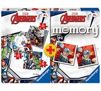 Ravensburger 20674 2 Multipack Memory e Puzzle di Avengers, Puzzle e Gioco per Bambini, Età Raccomandata 4+