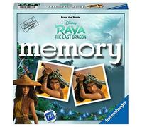 Ravensburger 20738 1 Memory Raya Disney, Gioco Memory per Famiglie, Età Raccomandata 4+, 72 Tessere