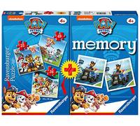 Ravensburger 20823 4 Multipack Memory e Puzzle Paw Patrol, Puzzle e Gioco per Bambini, Età Raccomandata 4+
