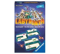 Ravensburger 20849 Labyrinth Card 20849-La Famiglia Classic per 2-6 Giocatori-Gioco per Bambini dai 7 Anni, Grigio, Viola, Argento, Giallo
