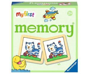 Ravensburger - 20877 - My first memory® Le mie cose preferite, gioco di memorizzazione e ricerca con cartoline illustrate di grandi dimensioni per bambini dai 2 anni in su