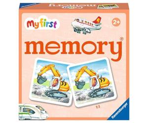 Ravensburger - 20878 - I miei primi veicoli memory®, gioco di memorizzazione e ricerca con cartoline illustrate di grandi dimensioni per bambini dai 2 anni in su