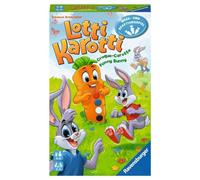 Ravensburger 20961 - Lotti Karotti, gioco regalo per 2-4 giocatori, dai 4 anni in su, formato compatto, gioco da viaggio, gioco di conigli