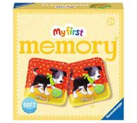 Ravensburger - 20998 - Peluche My first memory® - Il classico gioco di memoria con 24 carte di stoffa e simpatici animali per bambini, giocattoli a partire dai 2 anni
