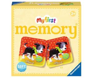 Ravensburger - 20998 - Peluche My first memory® - Il classico gioco di memoria con 24 carte di stoffa e simpatici animali per bambini, giocattoli a partire dai 2 anni
