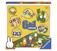 Ravensburger 213573 Spel 6 in 1 Nijntje: O.A. Memory/Domino, 36+ mnd