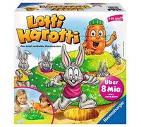 Ravensburger 21556 Lotti Karotti - Gioco da tavolo per bambini dai 4 anni in su, gioco di famiglia per bambini e adulti, gioco classico per 2-4 giocatori