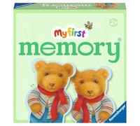Ravensburger - 22376 - My First Memory Teddys, gioco di memorie e di ricerca con schede grafiche extra grandi a forma di orsacchiotto per bambini dai 2 anni in su