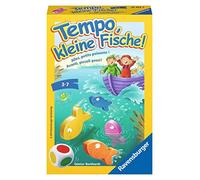 Ravensburger 233342- Tempo, kleine Fische | Gioco per 2-6 giocatori, gioco da viaggio compatto, regalo per ragazzi e ragazze