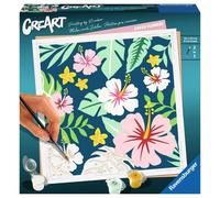 Ravensburger 23729 CreArt-Painting by Numbers 23729-Exotic Flowers-from 12 Years