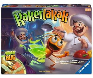 Ravensburger 24762 Cockroach Glow in the Dark - gioco d'azione con scarafaggio elettronico per grandi e piccini dai 5 anni in su, per 2-4 persone