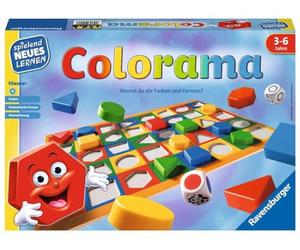 Ravensburger 24921 - Colorama - Gioco di compiti per i più Piccoli - Gioco per Bambini dai 3 ai 6 Anni, Nuovo apprendimento giocoso per 1-6 Giocatori
