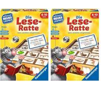 Ravensburger 24956 - The Reading Rat - Gioco e apprendimento per bambini, gioco educativo per bambini dai 6 ai 10 anni, Nuovo apprendimento giocoso per 1-4 giocatori - Regali di compleanno