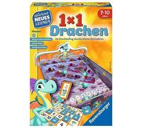 Ravensburger 24976-1x1 Drachen - Lernspiel für Kinder, Rechenspiel für Kinder von 7-10 Jahren, für 2-4 Spieler, Zahlenraum 1-100, kleines Einmaleins: Im Drachenflug durchs kleine Einmaleins