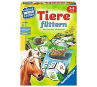 Ravensburger 25034 - Nutrire gli animali - gioco e apprendimento, gioco educativo per bambini dai 3 ai 6 anni, nuovo apprendimento giocoso per 1-4 giocatori